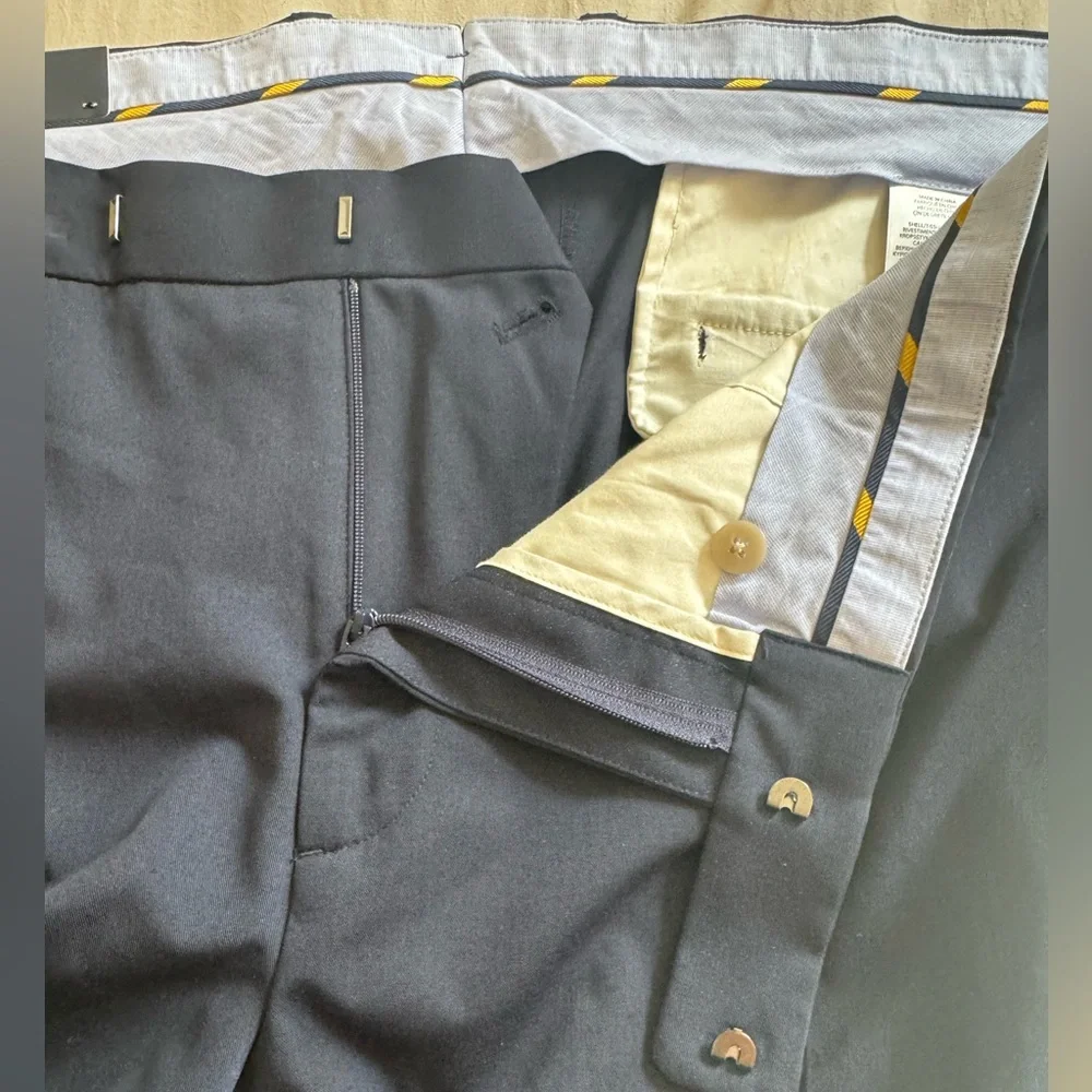 Polo Ralph Lauren Men’s Navy Blue Stretch Straigh Modern Fit Chino Pants 52X47‎